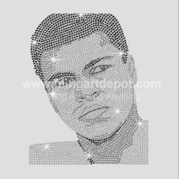Muhammad Ali Rhinestone Transfers